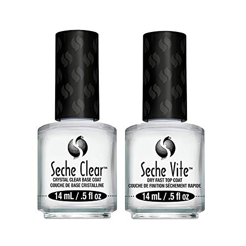 Seche Clear Base Coat and Vite Top Coat Nail Polish Set