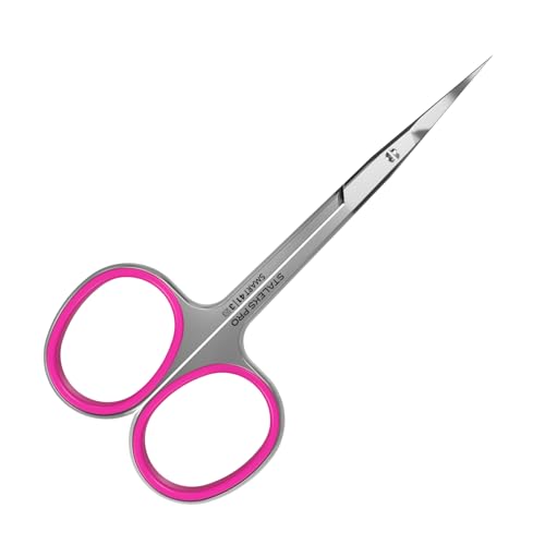 Staleks Professional Cuticle Scissors with Extra Fine Curved Blades