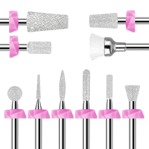 Makartt 10-Piece Diamond Nail Drill Bit Set
