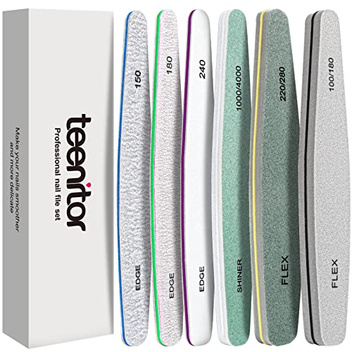 Teenitor 6-Piece Nail File and Buffer Set