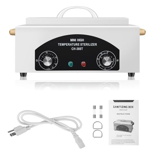 High Temperature Metal Tool Cleaning Box with Timer and Handle