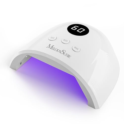 MelodySusie Compact UV LED Nail Lamp with Smart Sensor and 3 Timers