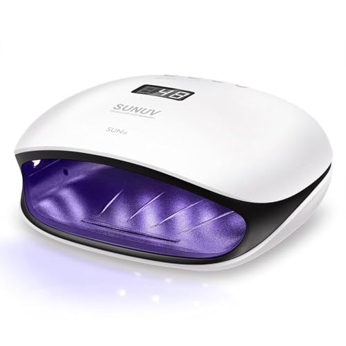 SUNUV UV LED Nail Lamp with LCD Display and 4 Timer Settings