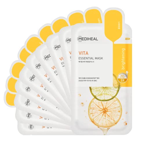Mediheal Vita Essential Vitamin Brightening Face Mask - 10 Sheets