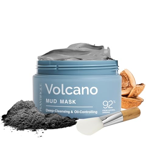 Korean Volcanic & Dead Sea Mud Face Mask with Charcoal and Hydrating Oils