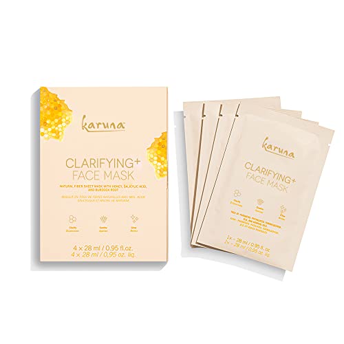 Clarifying and Hydrating Face Sheet Masks with Honey, Salicylic Acid & Burdock Root