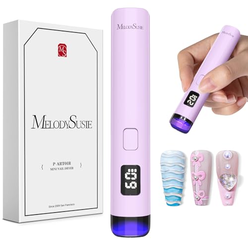 MelodySusie Rechargeable Mini Handheld UV LED Nail Lamp