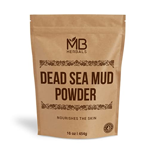 MB Herbals Dead Sea Mud - Natural Skin and Hair Care Mud