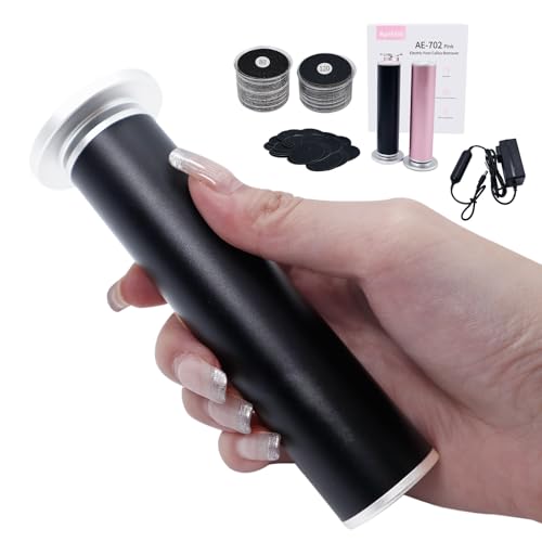 Electric Foot Callus Remover with Adjustable Speed and Replacement Sandpaper Discs