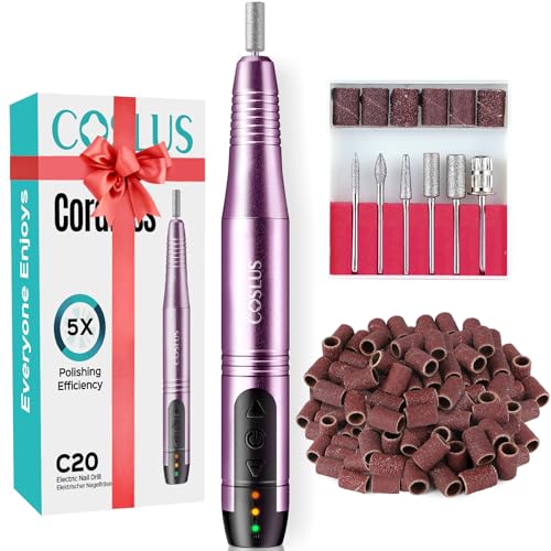 COSLUS C20 Cordless Electric Nail Drill Kit