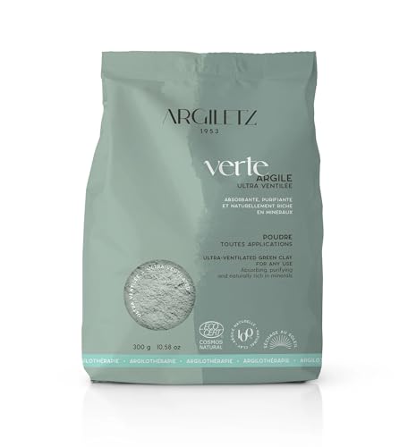 Argiletz French Green Clay Powder - Pure Natural Illite Clay