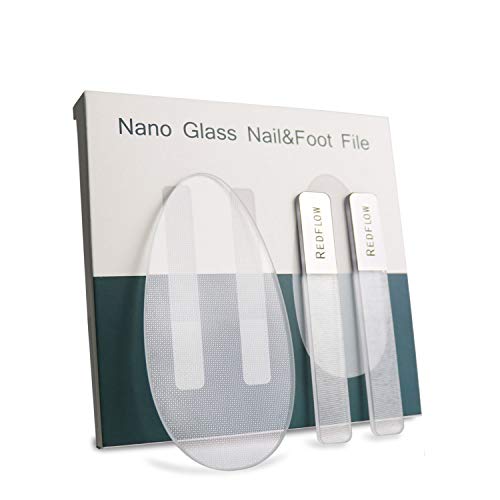 RedFlow Nano Glass Nail and Foot File Set