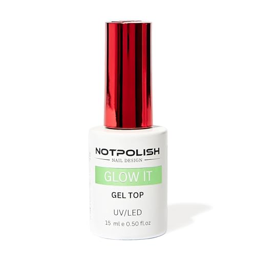Glow-It Gel Top Coat ,  Glow in the Dark, Chip-Resistant Finish