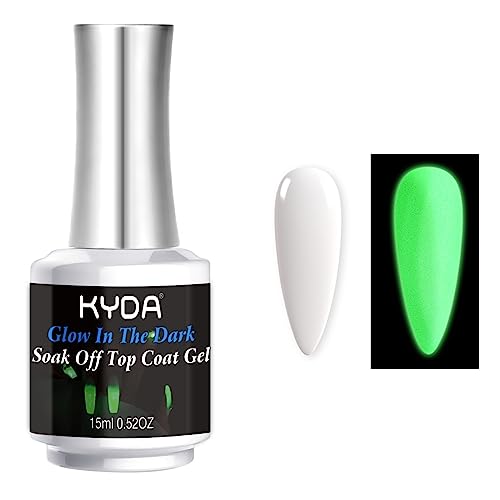 Glow In The Dark Nail Gel Top Coat - Luminous Transparent Sealant