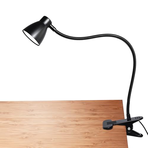 CRI 90+ Adjustable Clip-On Reading Light with Gooseneck