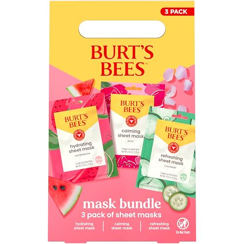 Burt's Bees Hydrating, Calming & Refreshing Facial Sheet Masks - 3 Pack