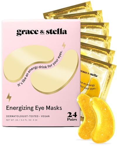 Grace & Stella Gold Under Eye Gel Patches for Dark Circles and Puffiness
