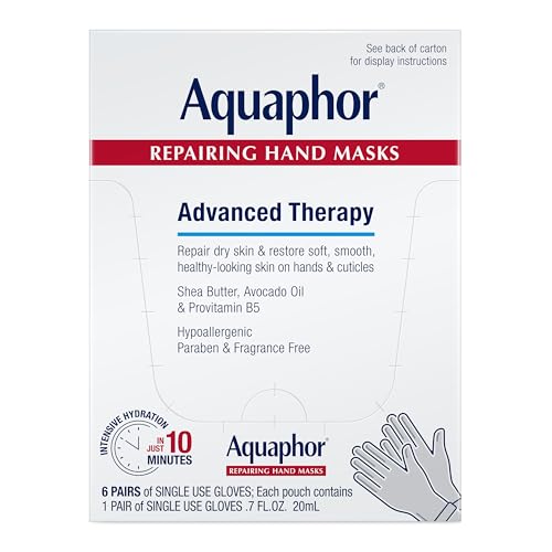 Aquaphor Repairing Hand Masks Moisturizing Gloves