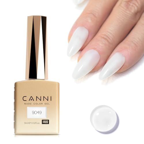 CANNI Milky White Translucent Jelly Gel Nail Polish