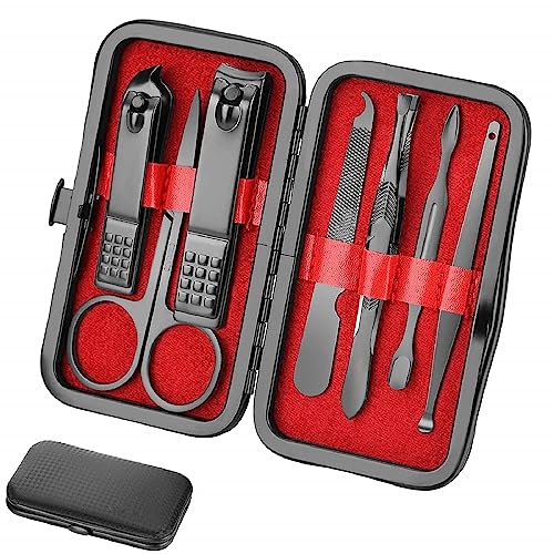 Professional Manicure and Pedicure Kit with Travel Case