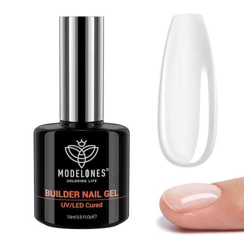 Clear 7-in-1 Builder Nail Gel for Strengthening and Extensions