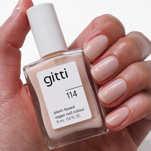 gitti Plant-Based Non-Toxic Nail Polish - Pink Sheen