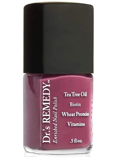 Dr's Remedy Strengthening Organic Nail Polish - BRAVE Berry