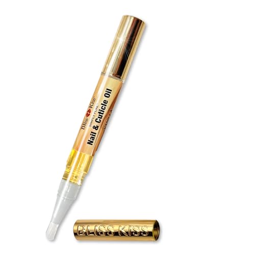 Bliss Kiss Vanilla Scented Nail Oil Cuticle Pen with Vitamin E & Jojoba