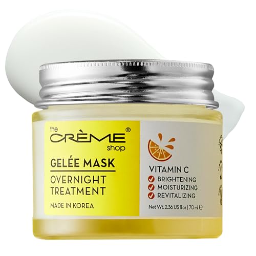 Overnight Vitamin C Gel Mask for Hydrating and Brightening Skin