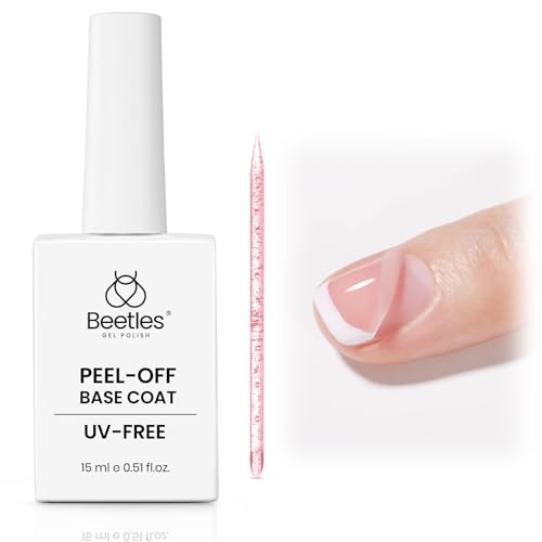 Peel Off Base Coat for Gel Nail Polish - Air Dry, No Lamp Needed