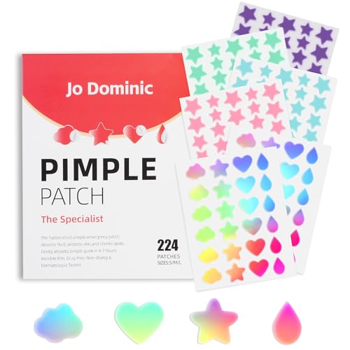 Jo Dominic Cute & Colorful Pimple Patches with Salicylic Acid and Tea Oil