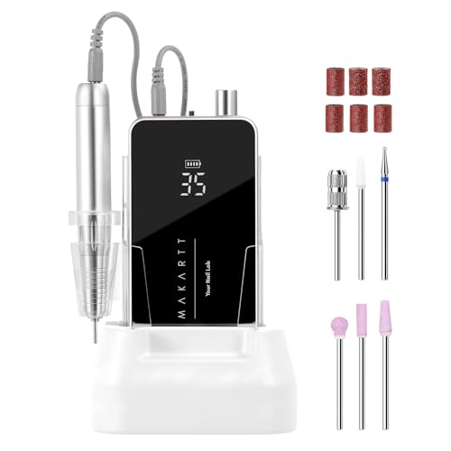 Makartt Rechargeable Electric Nail Drill with Coreless Motor