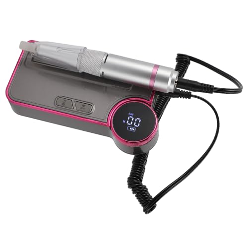 Professional Portable Electric Nail File with LCD Screen and Variable Speed