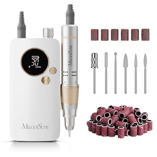 Rechargeable Clip-On Nail Drill with Adjustable Speed and Long Battery Life