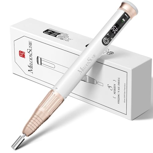 Cordless Pen-Shaped Nail Drill with Stepless Speed Control and LED Display