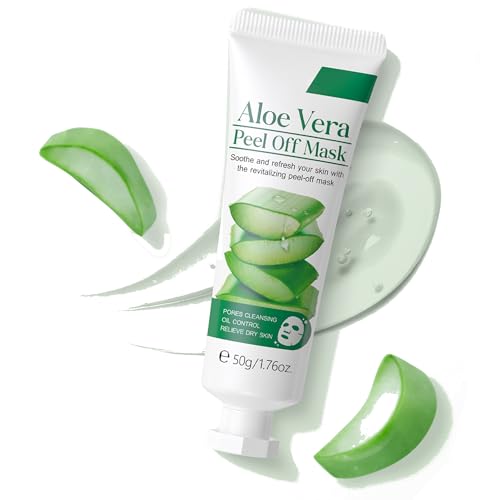 Aloe Vera Peel Off Jelly Face Mask for Hydrating and Pore Cleansing