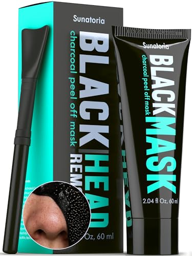 Black Charcoal Peel-Off Face Mask for Oily & Combination Skin