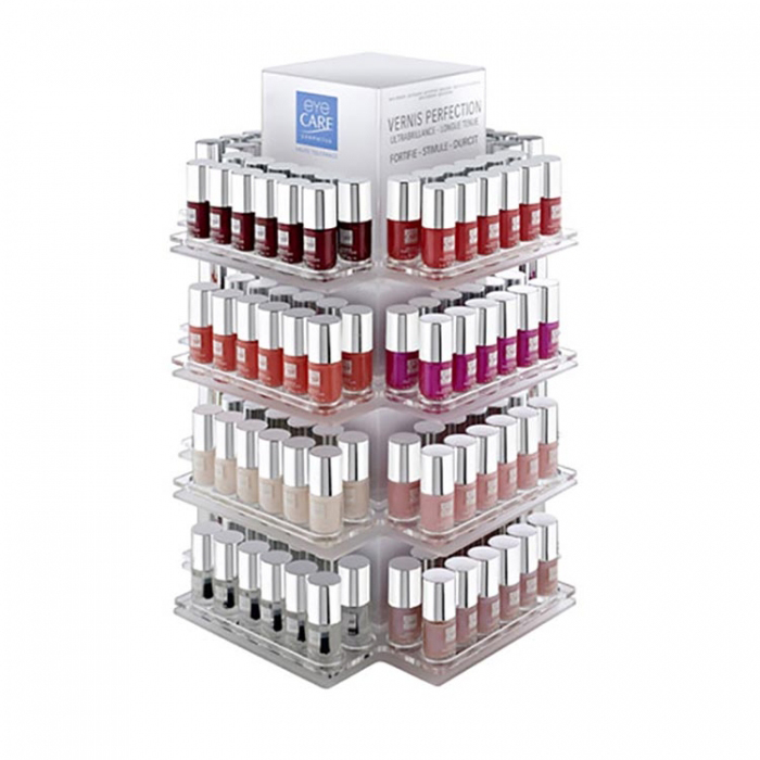 Rotating nail polish display racks