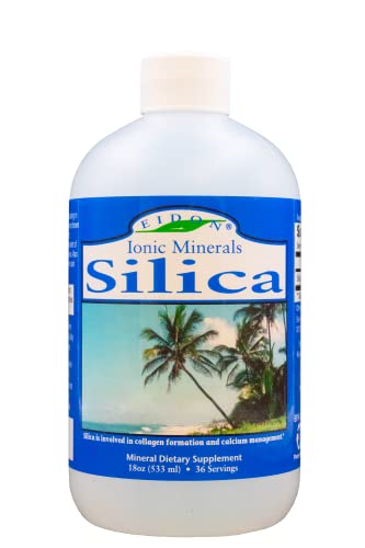 Eidon Liquid Silica Mineral Supplement for Hair, Skin, and Nails - 18 oz