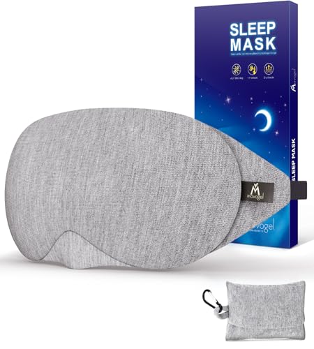 Mavogel Cotton Sleep Eye Mask with Adjustable Nose Bridge