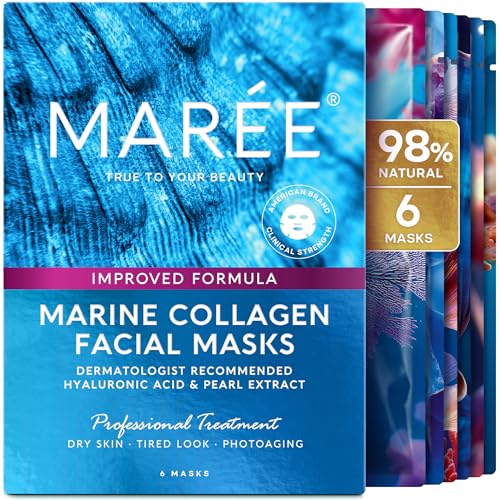 Hydrating Collagen Facial Sheet Mask with Hyaluronic Acid and Botanical Extracts