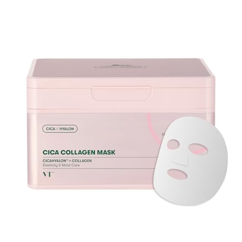 VT COSMETICS CICA Pink Daily Hydrating & Firming Face Mask - 30 Sheets