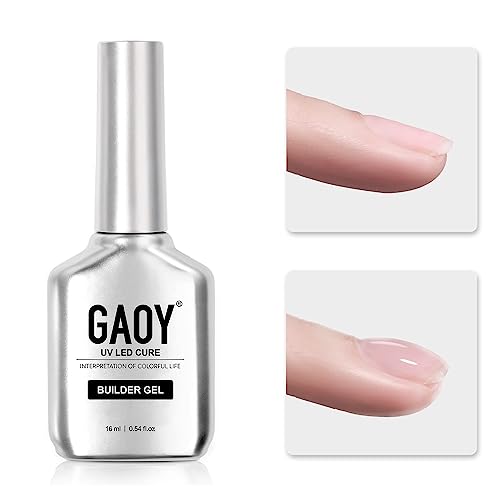 GAOY Clear Builder Gel for Strong, Long-Lasting Nail Extensions