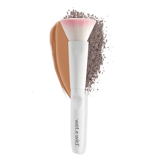 Flat Top Kabuki Brush with Densely-Packed Synthetic Bristles