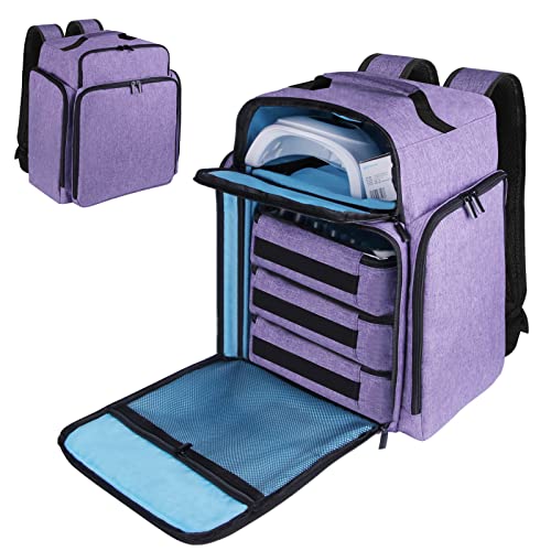 Nail Polish Organizer Backpack with 108 Bottle Capacity and Removable Storage Bags