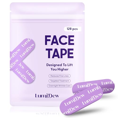 LumiDew Anti-Wrinkle Face Tape for Forehead and Smile Lines