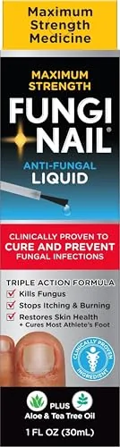 Fungi-Nail Anti-Fungal Liquid Solution 1 oz Pinpoint Tip