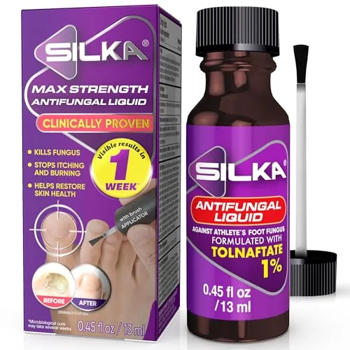 Silka Max Strength Tolnaftate 1% Antifungal Nail Liquid