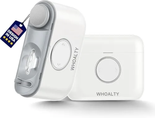 Whoalty Electric Nail Clipper 2-in-1 Trim and Polish