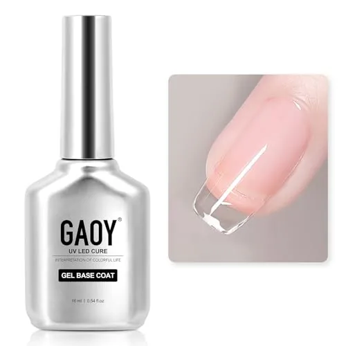 GAOY Gel Base Coat No-Wipe UV Cure 16ml